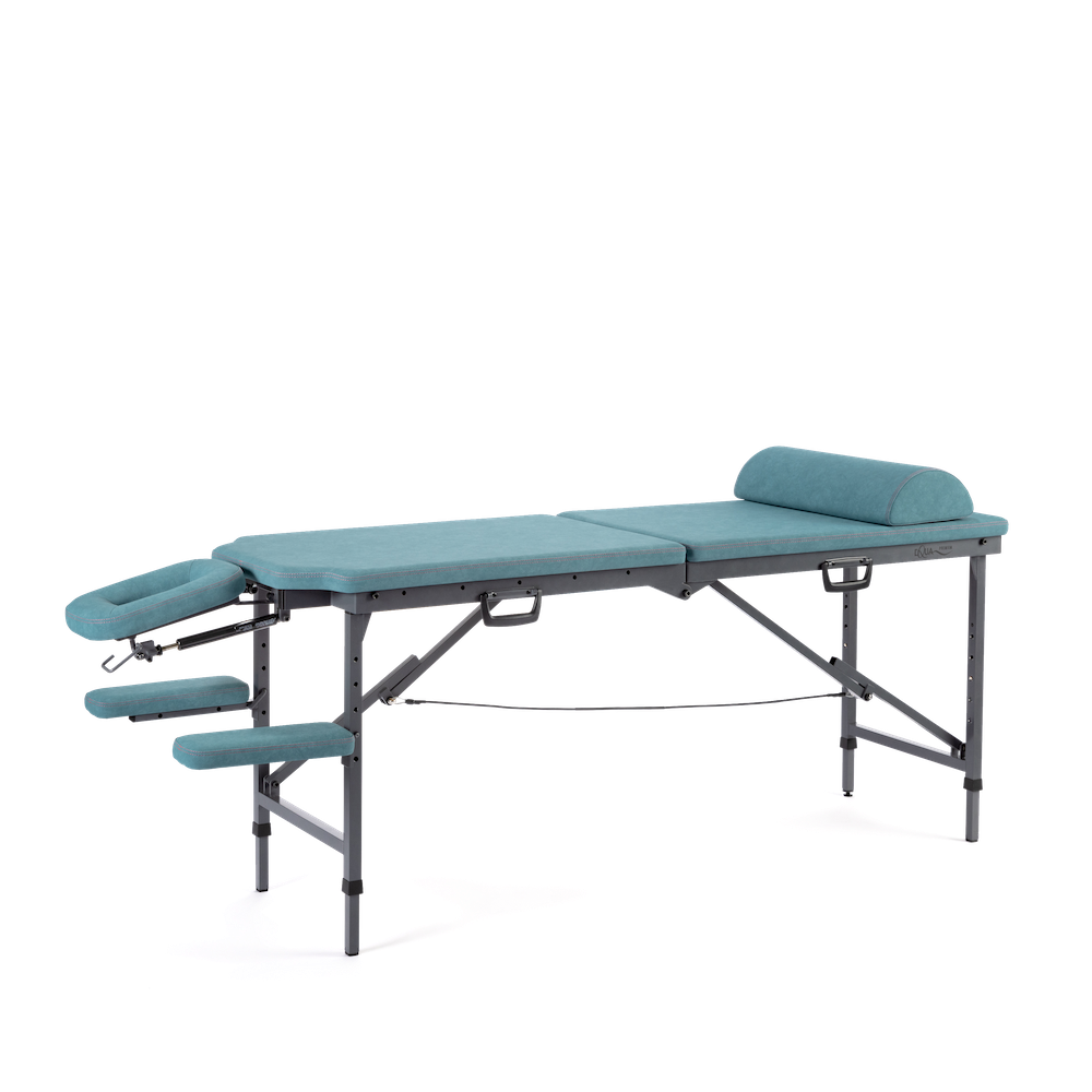 Equa Kokkupandav massaažilaud. Portable massage table Equa Premium. Different colours. Lightweight aluminium massage table.