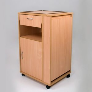 Mehr über den Artikel erfahren EQUA-1708 Bettschrank mit Hilfstisch