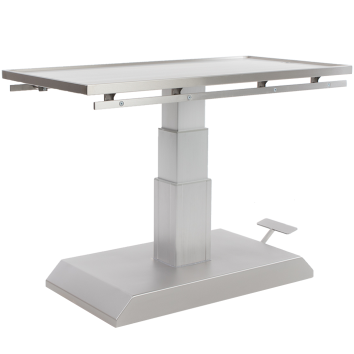 V-Top surgery table is the most ergonomic and functional veterinary surgery table on the market. Clean and modern design. Very stable and rigid construction.
